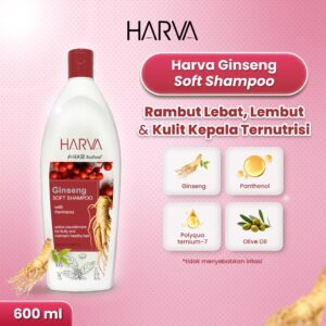 HARVA Shampoo Ginseng Soft & Smooth 600ML