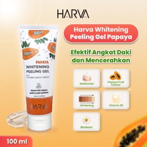 HARVA Whitening Peeling Gel (Bengkoang & Papaya) 100ML