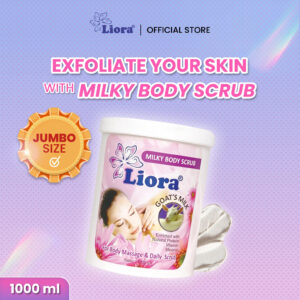 LIORA Lulur Whitening Body Scrub (Goat Milk) - 1000GR