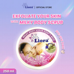 LIORA Lulur Whitening Body Scrub (Goat Milk) 250GR