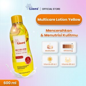 LIORA Whitening Body Lotion (Yellow) 600ML