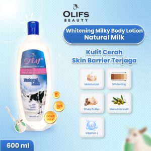 OLIF Whitening Milky Body Lotion (Natural Milk) 600ML